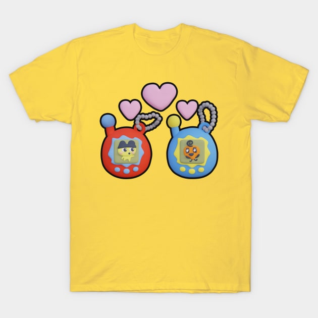 tamagotchi lovers OUTLINED T-Shirt by vxcl